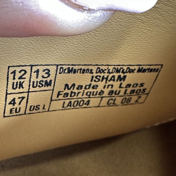 Dr. Marten's Isham Men's size 13 Brown Suede Slingback Shoes - Picture 9 of 9